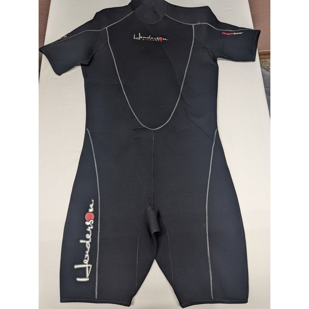 Henderson Thermoprene 3mm Shorty Wetsuit Mens XL Black A630MB Dive Surf Snorkel